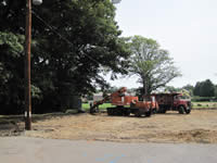 [During Construction] Site being graded and new materials being added.