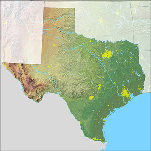 Map of Texas