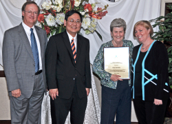 Barnes Johnson, Deputy Director, Office of Superfund Remediation and Technology Innovation; Granta Nakayama, Assistant Administrator, Office of Enforcement and Compliance Assurance, Carol Johnston, Newark, New Jersey, 2008 Excellence in Community Involvem