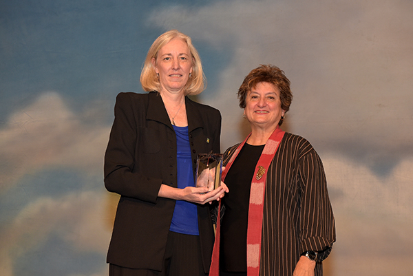 Mary Ann Dickinson with AWE Water Star Award winner, Veronica Blette.