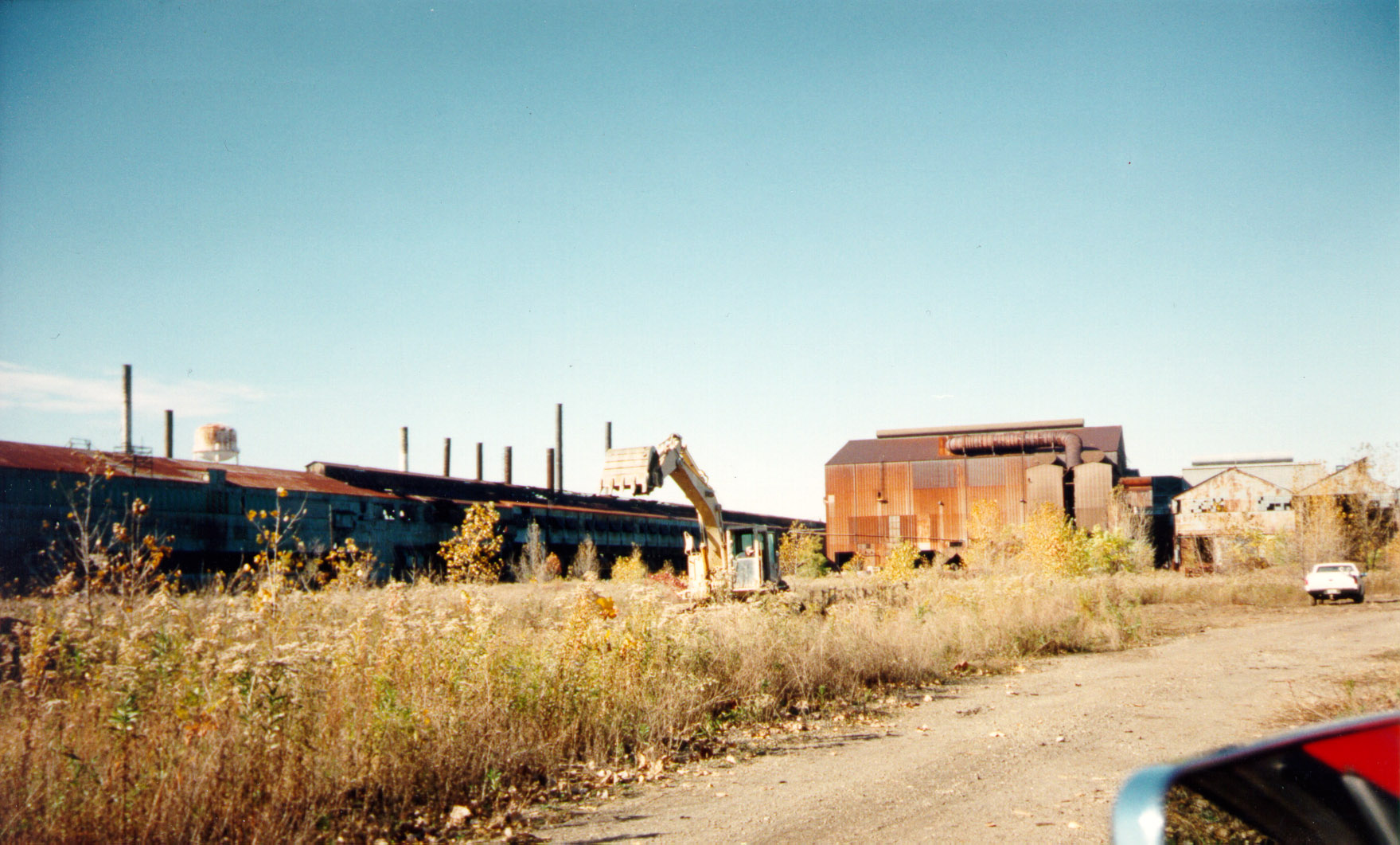 Vacant land at the site before redevelopment