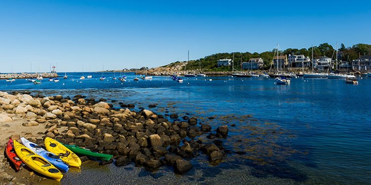 Scenic view of Rockport, MA