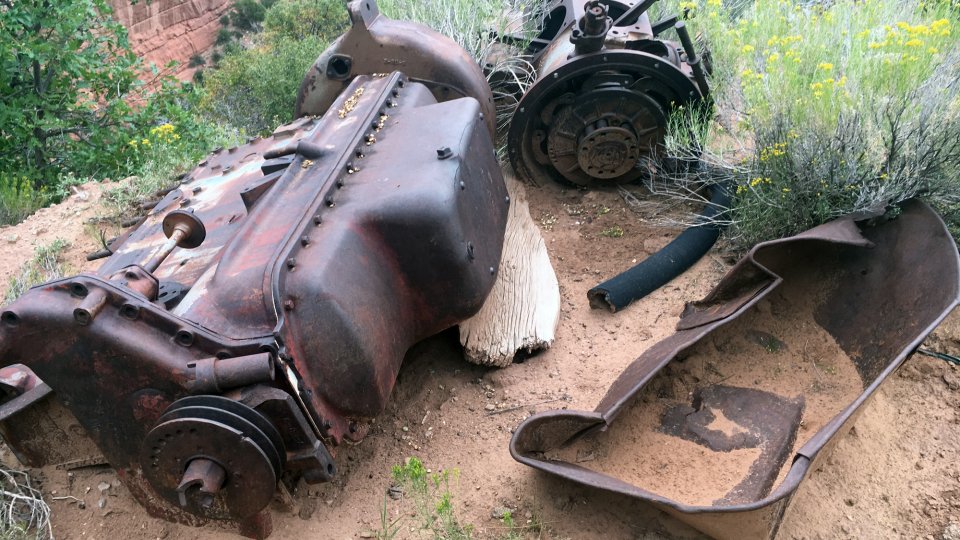 Debris at a Cyprus Amax mine in Cove