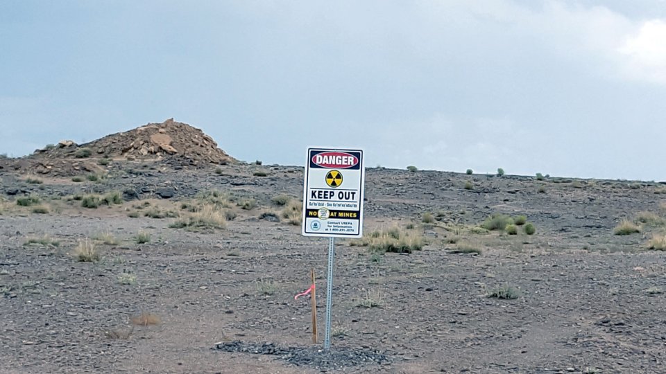 DANGER - KEEP OUT with radiological symbol.