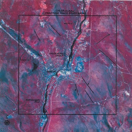 Chlor-Alkali Facility, fracture trace analysis, May 13, 1986.