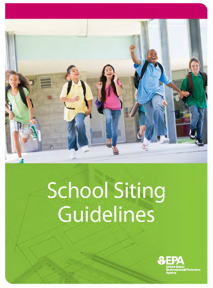 cover of the School Siting Guidelines document