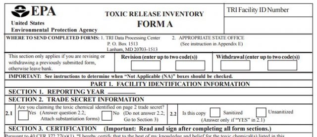 TRI Burden form A