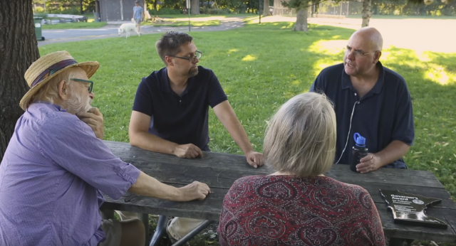 Community members in Minnesota meet to discuss local environmental issues