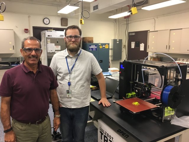 EPA Scientists Dr. Souhail Al-Abed and Phillip Potter