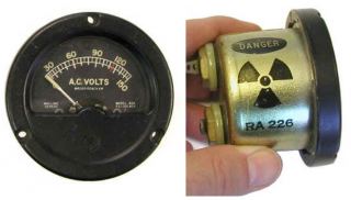 Image of a radioluminescent gauge.