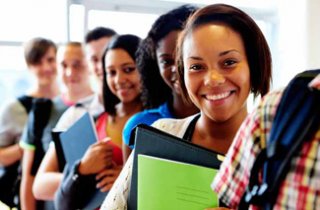 Students in Line