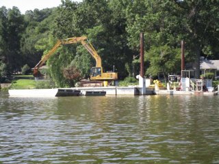 Shoreline Dredging, July 2017