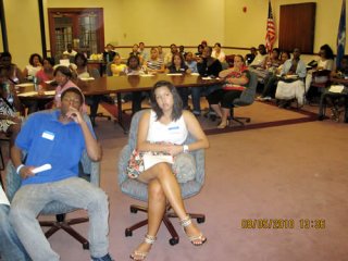 Bridgeport's Conservation Corps at Climate Change in Urban Communities presentation.