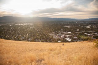 Bird's eye view of Missoula, Montana