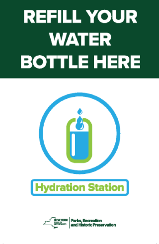 Hydration station refill poster.