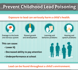 CDC's Prevent Childhood Lead Poisoning Infographic