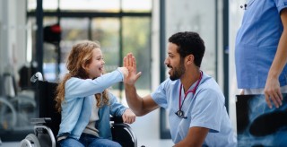 doctor with patient