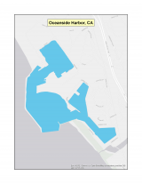 Map of Oceanside Harbor no-discharge zone