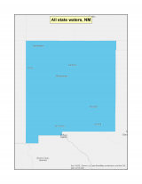 Map of no-discharge zone established for New Mexico waters