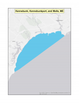 Map of Kennebunk, Kennebunkport, and Wells no-discharge zone