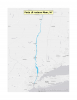 Map of no-discharge zone established for parts of the Hudson River, NY