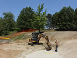 Providence, RI Green Infrastructure Project at J.T. Owens Ballpark: During Construction