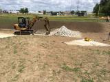 Providence, RI Green Infrastructure Project at J.T. Owens Ballpark: During Construction