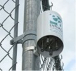 Passive air sampling tubes; details follow in caption