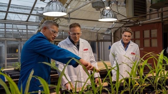 Administrator Zeldin concluded his time in Delaware at FMC Stine Research Facility in Newark, FMC Corporation's global research and development headquarters.
