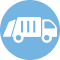 Dump truck icon