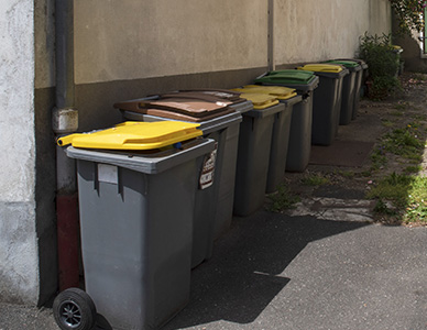Trash cans