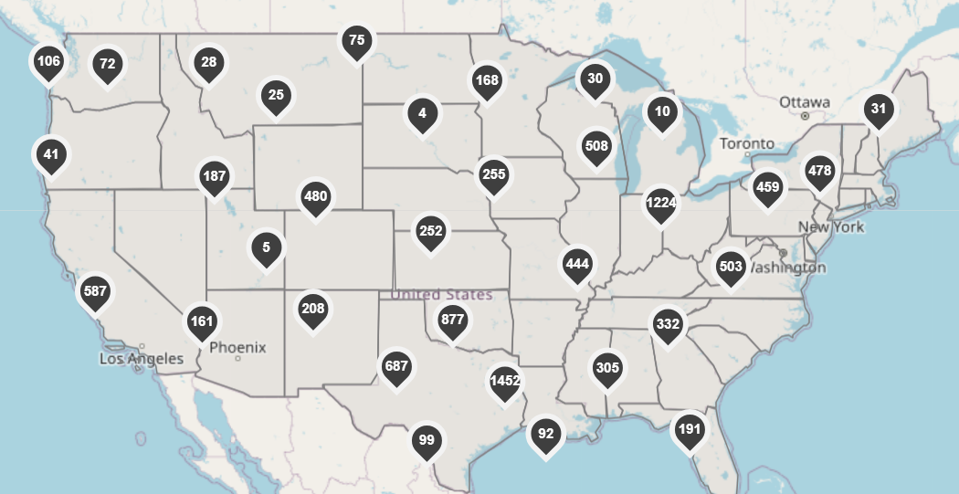 Screenshot of FLIGHT map