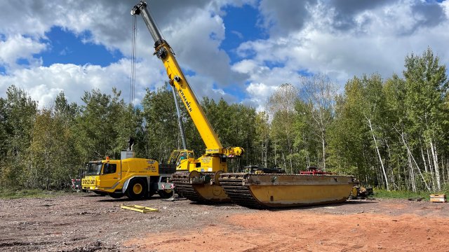 Dredging activities in the Weir Pond have been completed.  The dredge used in this area was disassembled and removed from the site.
