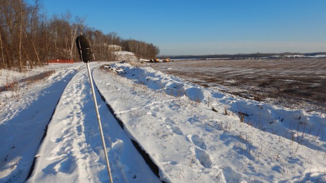 Photo of Noise monitoring equipment used to collect noise data associated with mechanical dredging in the Shallow Sheltered Bay.