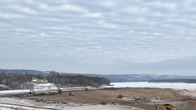 A view of the Shallow Sheltered Bay operations.
