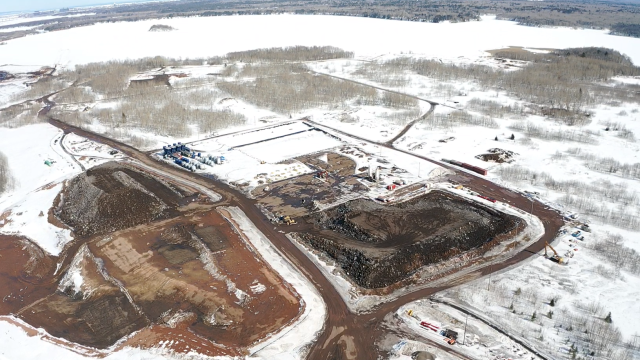 Dredge material continues to be taken to either the OU-J confined disposal facility (CDF) or the Sediment Processing Area.