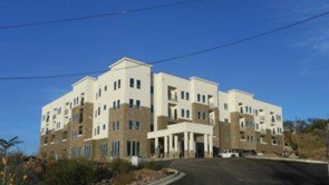 A photograph of an a senior living facility.