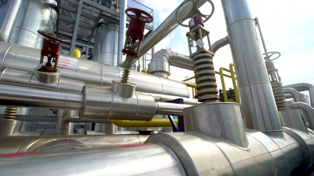 Image of pipes at industrial facility