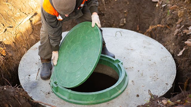 Septic system cover