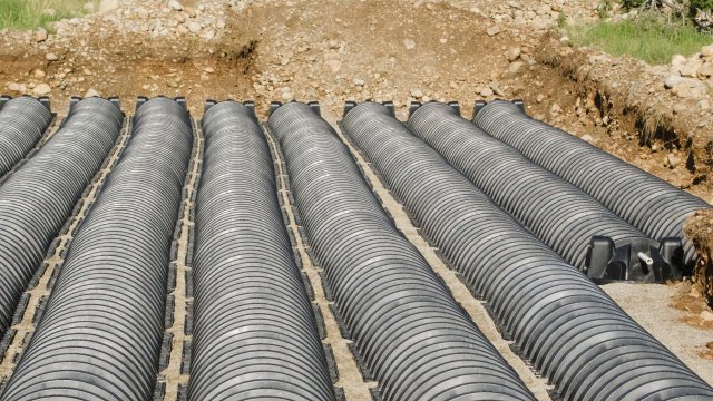 Septic system pipes