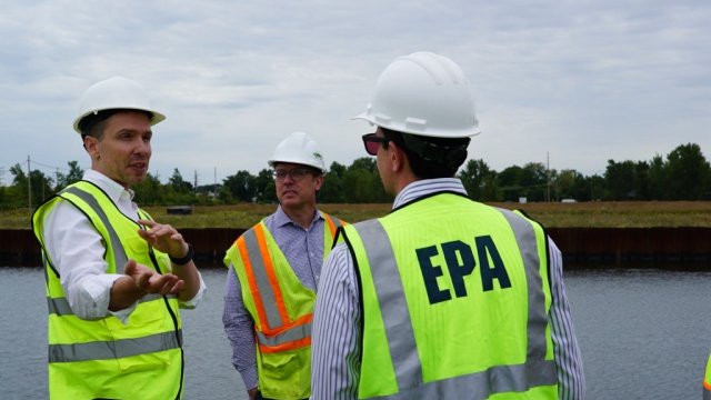 Fotouhi then toured the Grand Calumet River Area of Concern and the USS Lead Superfund Site in East Chicago.