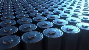 the tops of several batteries