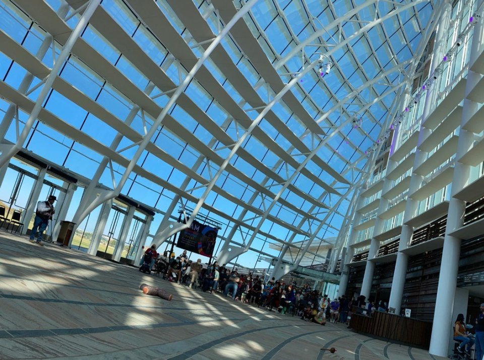 Interior view of the First Americans Museum in Oklahoma City, OK