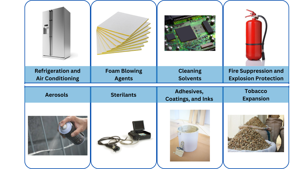 SNAP program overview graphic including images of relevant industries and products