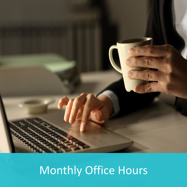 Learn about monthly office hours