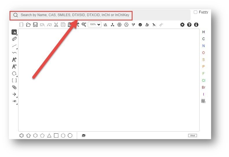 Search module drawing space