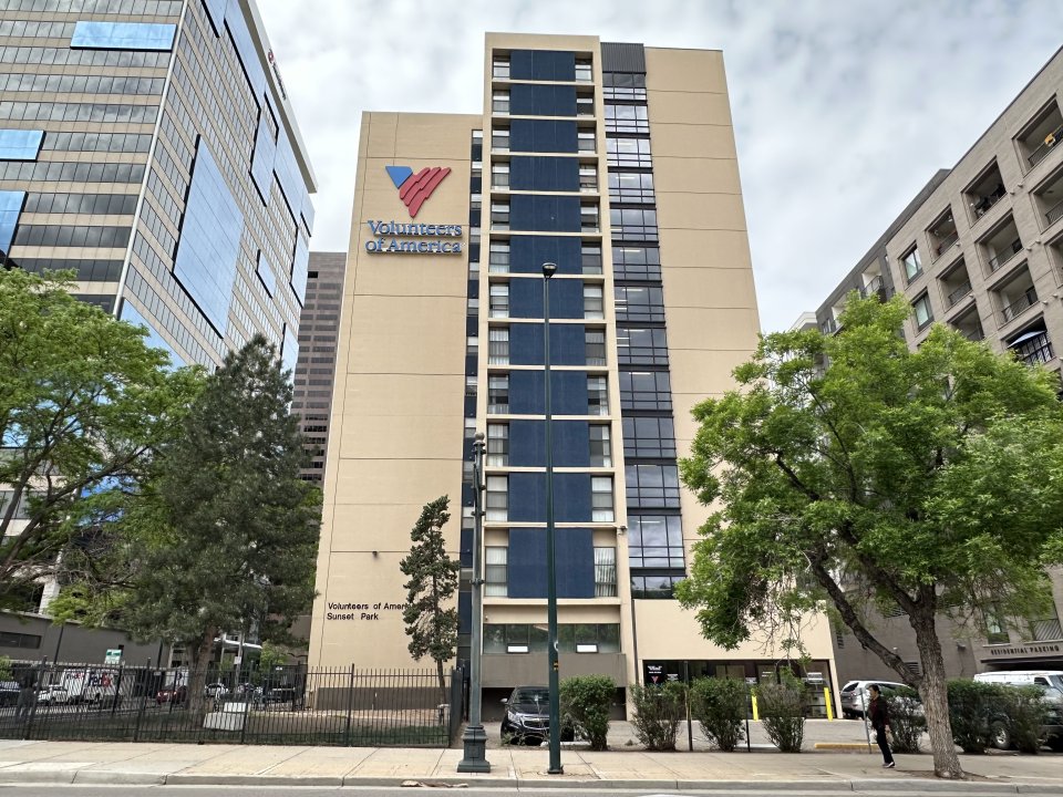 The Sunset Park Apartments are a residential apartment building located in downtown Denver.
