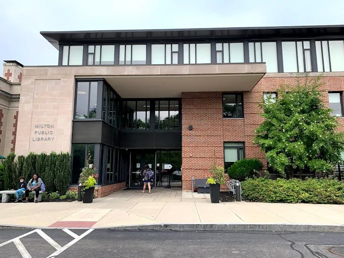 Entrance to Milton Public Library