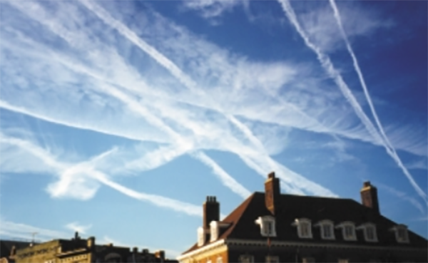 contrails shapes