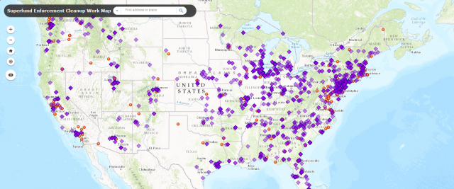 Superfund Site Map